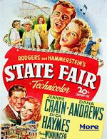 Your State Fair is the best State Fair, don't miss it, don't even be late. This website has info about the 48 State Fairs. (Michigan and Nevada don't have fairs.)